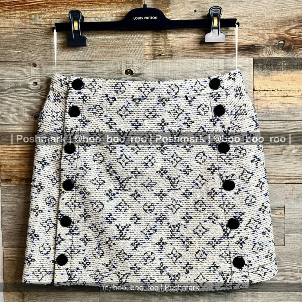 Louis Vuitton Monogram Logo Print, Mini Skirt, Ready-to-Wear, 💯 Authentic - Picture 1 of 15